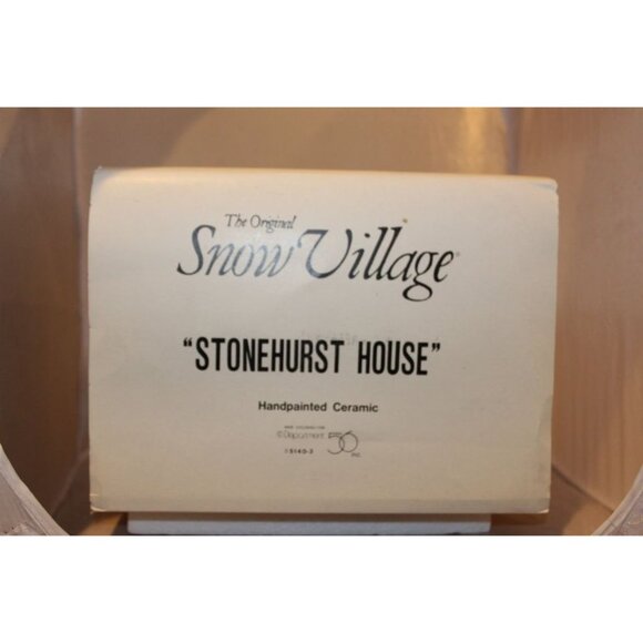 Dept 56 Snow Village - Stonehurst House - Picture 6 of 7